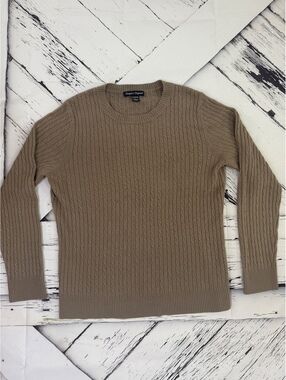 Vintage Designers Original Cable Knit Cabincore Crewneck Sweater Women’s Large